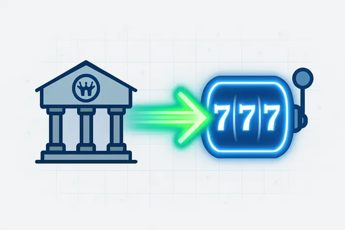 To visually represent the fast, convenient, and direct deposit/withdrawal system using South Korean bank accounts, as mentioned in the article.