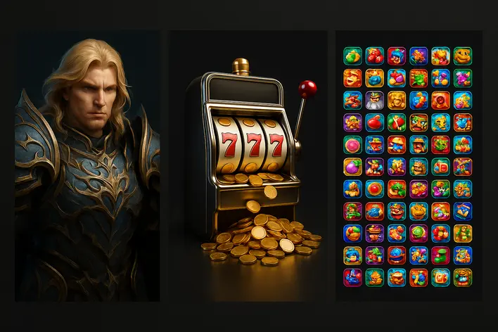 To visually differentiate the main selling points of the various slot providers mentioned, such as graphics, jackpots, and game variety.