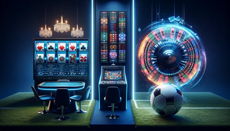 To showcase the three primary categories of popular games available on Korean gambling sites: baccarat, slots, and sports betting.
