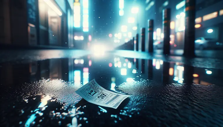 To visually represent the hassles and risks associated with buying physical lottery tickets, such as language barriers, travel, and the danger of losing the ticket.