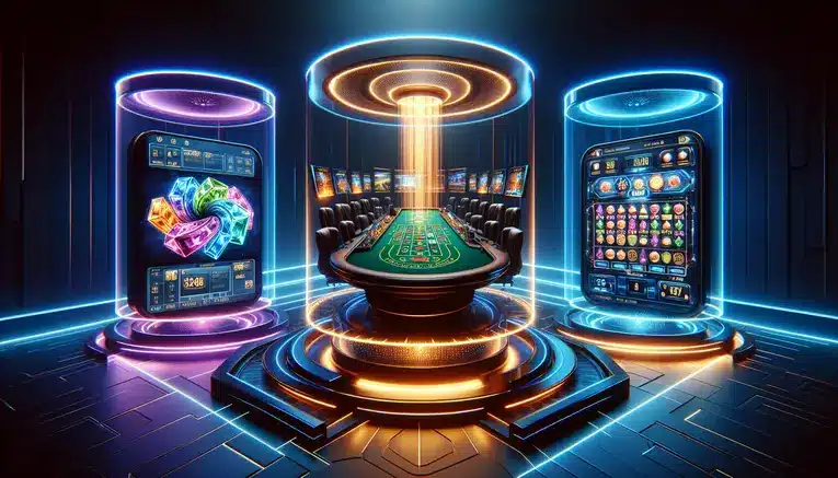 To illustrate the variety of gaming options available on the platform, including baccarat, slots, and sports betting, highlighting it as a comprehensive entertainment hub.